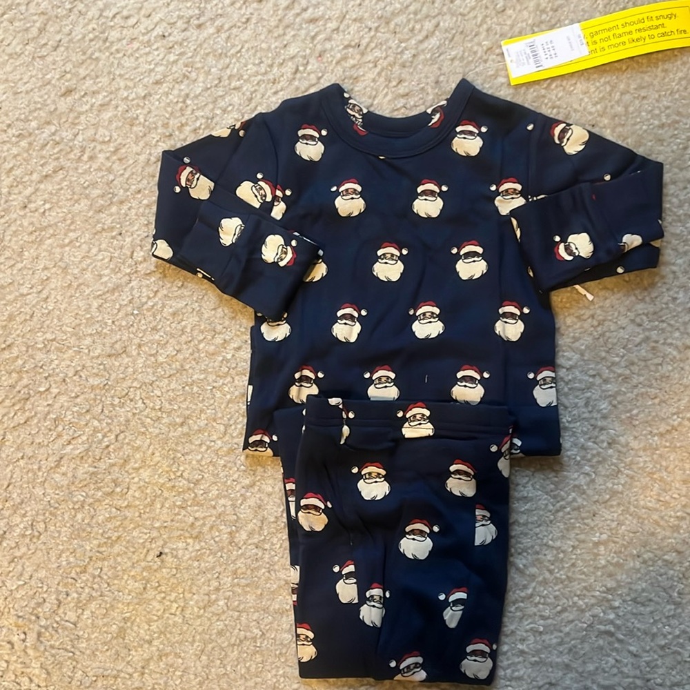 Gap Toddler Christmas Pjs (multi colored Santa’s)